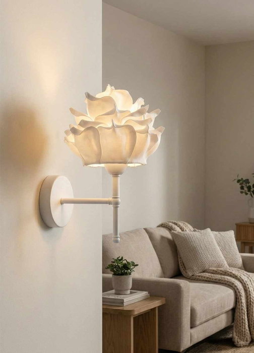 Opviq APG0005 Lámpara de Pared Blanca